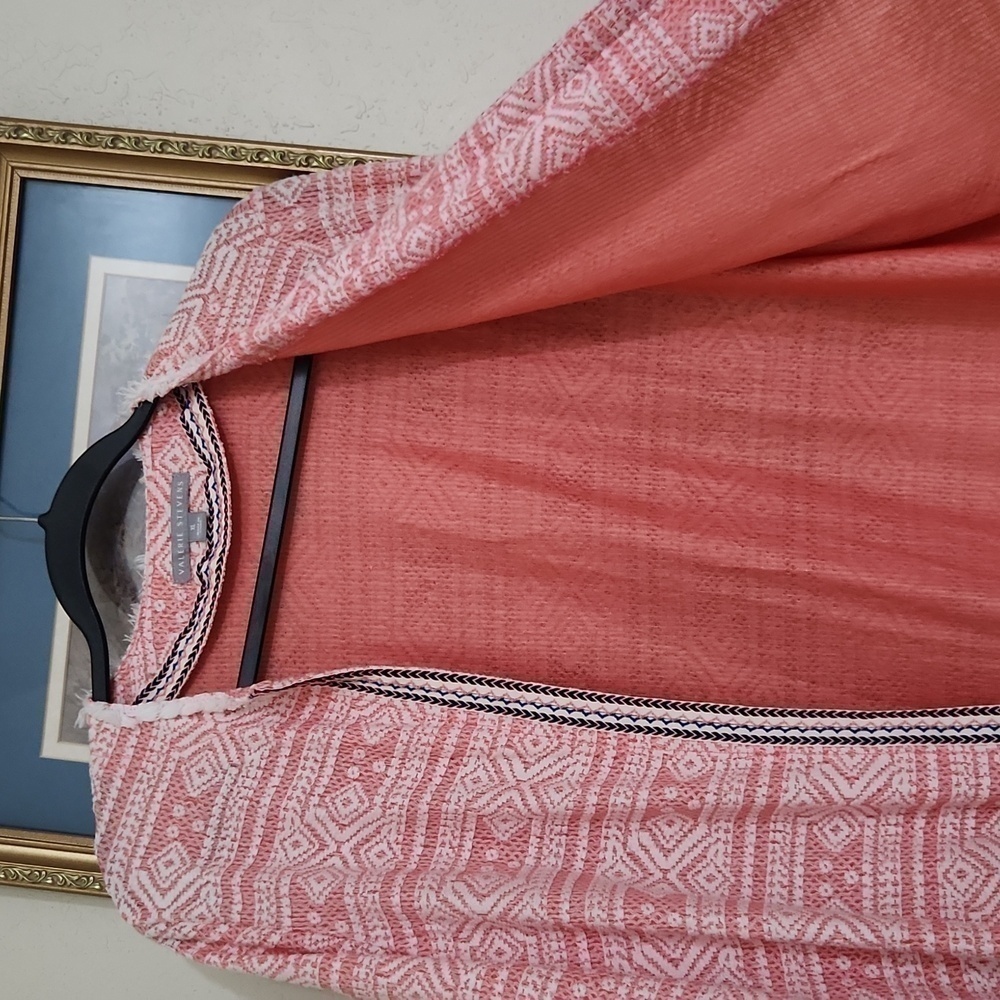 2for$10Aztec Print Blazer Cardigan XL Feminine Career Coastal Church Modest - Picture 8 of 13